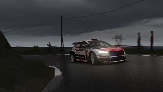 AC Rally  Le Lancone Corsica  Wet  Skoda Fabia RS Rally2 [upl. by Seton]