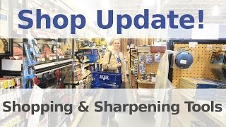 DIY Mineral Oil Wax Polish Sharpening Blades Shopping  Shop Update [upl. by Wilburt]