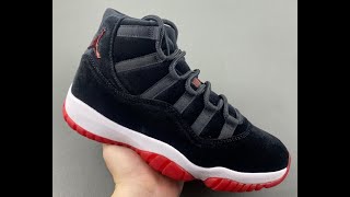 FIRST LOOK Jordan 11 Bred Velvet Review [upl. by Nollie]