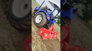 New HOLLAND 5510 new rotavator DONO liver downtractorlover [upl. by Aslin]