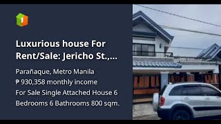 Luxurious house For RentSale Jericho St Multinational Village Paranaque [upl. by Zinck734]