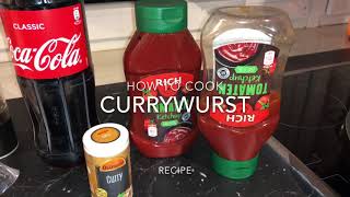 How to cook Currywurst Recipe [upl. by Kirad]