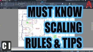 AutoCAD Scaling Best Practices amp Tips  MustKnow AutoCAD Rules [upl. by Zoarah]