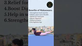 Makarasana Crocodile Pose Ultimate Relaxation for Stress Relief amp Healing yogmayaessential [upl. by Ardnosac225]