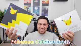 Pokemon Celebrations  Pokemon Center ETB vs Retail ETB I Gold Mew [upl. by Ykcul]