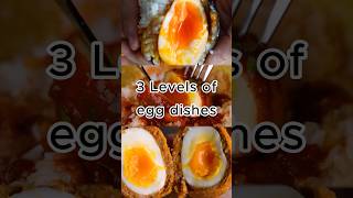 3 Levels of Runny Egg Dishes eggrecipe [upl. by Dremann]