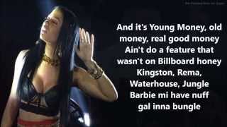 Nicki Minaj  Hold Yuh REMIX verse lyrics video [upl. by Onavlis929]