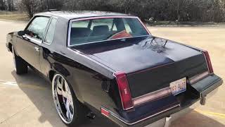 1987 Oldsmobile Cutlass Supreme on 24” Vellanos [upl. by Nemad]