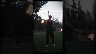 Огонек triks juggling fire fireshow recommended [upl. by Audrey423]