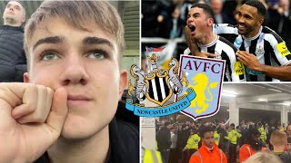 GEORDIES HAMMER VILLA amp FAN TROUBLE in Newcastle VS Aston Villa VLOG 40 [upl. by Alyakam]