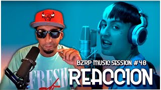 TIAGO PZK  BZRP Music Sessions 48  REACCION EN DIRECTO [upl. by Epotimet]