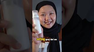 PART 1 SETTING SPRAY REVIEW SKINCARE DARI SEA MAKEUP ‼️ MELINDUNGI RIAS WAJAH ‼️ skincare fyp [upl. by Kirenoj201]