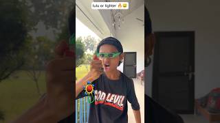 Dekho Lulu ke haat me lighter🔥😱  wait for papa comedy comedyshorts shortvideo chotabhai reel [upl. by Connelly]