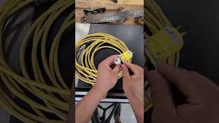 Extension Cord Storage Hack shorts tools [upl. by Iow]