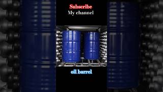 Blue Mild Steel Lubricant Engine Oil Barrel shortvideo shorts short diy factory facts funny [upl. by Maloney]