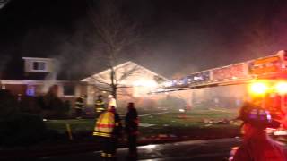 Brighton NY Working Fire Danbury Circle N 122414 [upl. by Dorahs]