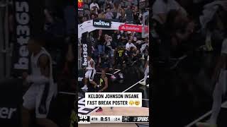 Keldon Johnson soul snatching Dunk sports nba spurs kendoljohnson dunk [upl. by Cher]