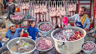 500 KG DUMPUKHT COOKING  Qadeem khan Dumpukht Recipe  Popular Rosh in Markoo Bazar [upl. by Netsew]