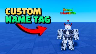 How to make a Name Tag in Roblox Studio  Tutorial [upl. by Drabeck]