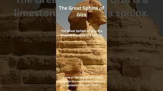 great sphinx of Giza [upl. by Damha]