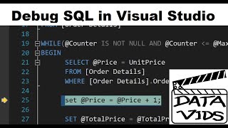 Debug Stored Procedures in Visual Studio [upl. by Ruperto898]