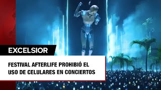 Festival Afterlife prohibió el uso de celulares en conciertos [upl. by Aihsemak996]