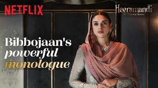 Aditi Rao Hydaris Iconic Freedom Speech in Heeramandi 🔥  Netflix India [upl. by Ilac519]