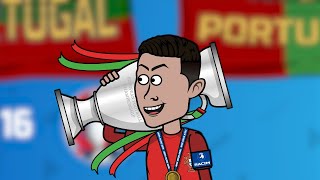 How Ronaldo and Portugal became Euro 2016 Champions against France [upl. by Hawthorn831]