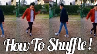 HOW TO SHUFFLE DANCE  CUTTING SHAPES   TUTORIAL [upl. by Singband]