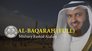 Murottal Al BAQARAH FULL Syaikh Mishary Rashid Alafasy arab latin amp terjemah [upl. by Gwenore]