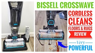 BISSELL CrossWave Cordless WetDry Vacuum 2554a Review [upl. by Terr]