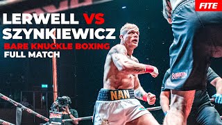 WHAT A WIN KO  Daniel Lerwell vs Szymon Szynkiewicz bkb boxing bareknuckle [upl. by Atimad]