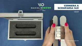 Cerniera a scomparsa CEAM 1431 Unboxing  Manigliedesigncom [upl. by Soracco]