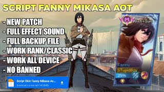 Script Skin Fanny Aspirant No Password  Full Effect amp Voice  Update Patch Terbaru 2024  MLBB [upl. by Tenom966]