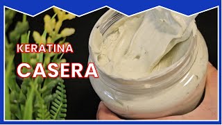 KERATINA CASERA PARA EL CABELLO SECO Y MALTRATADO [upl. by Mal]