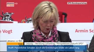 SPDParteitag  Leitantrag „Perspektiven Zukunft SPDquot am 14112013 [upl. by Nudd]