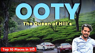 Top 10 PLACES to Visit In OOTY  places to visit in ooty  ooty me Ghumne Ki jagah [upl. by Nodnal851]