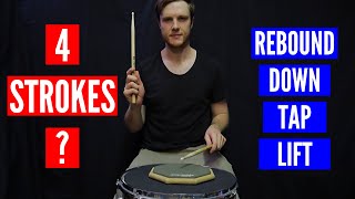 4 DRUM STROKES Every DRUMMER Should Know [upl. by Ursulina]