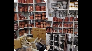 Iron Cast ironSoapstone Clay Cookware Shopping in ChennaiTraditional Cookware Shopping [upl. by Kylie280]