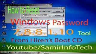 How to reset Windows password recovery 788110 with Hirens BootCD 2017 [upl. by Yaya888]