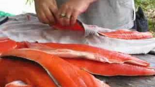 Quickly Fillet a Salmon [upl. by Imena]