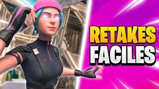 5 RETAKES FACILES PARA PRINCIPIANTES EN FORTNITE [upl. by Assennev]