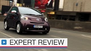 Toyota iQ hatchback car review [upl. by Ibbor]