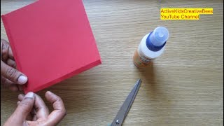 How to gift wrap chocolates  How to make chocolate gift box at home [upl. by Atiniuq]