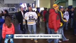 Sabres fans giving up on season tickets [upl. by Courcy]