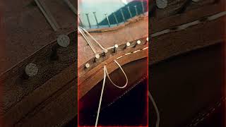 Method Of Making Shoe Solesshortsvideo handmade handicraft art artesia shorts arte [upl. by Kippy]