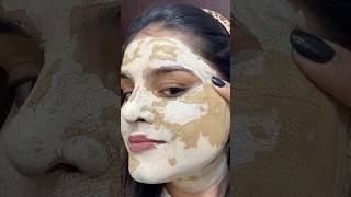 Multani mitti and rose water face pack for glowing skin ✨🌻shortsvideo skincaretipsyoutubeshorts [upl. by Aitnas]