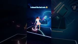 I MISSED THE LAST NOTE 😭Welcome To The Internet BEAT SABER VR TikTok Meme Dance Mixed Reality [upl. by Leeland]