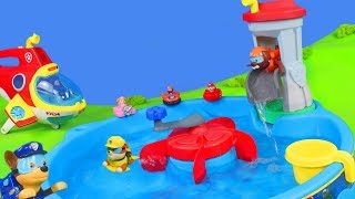 PAW Patrol Wassertisch von Chase Ryder Feuerwehrmann Marshall Skye amp Rubble mit Slime [upl. by Marianne]