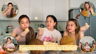 Mukbang ng durian with Marie Twins [upl. by Polad]